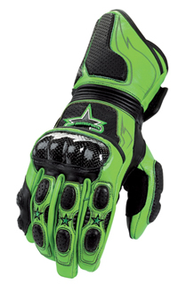 Icon Merc Long Green Gloves